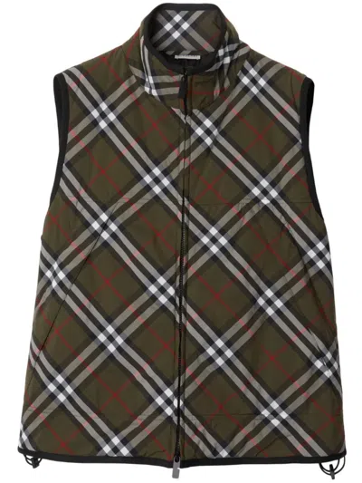 Shop Burberry Men's Tech Vest In Loch