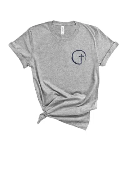 She Shed Women's Blessings Tee In Grey In Grey