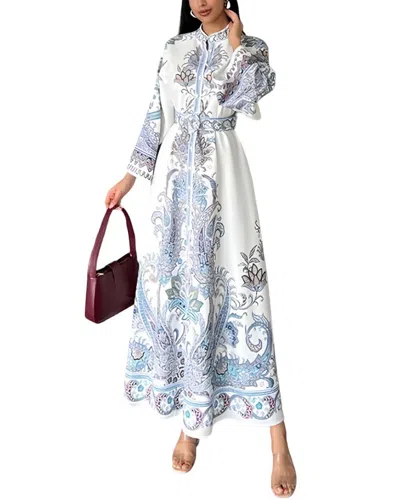 Wellway Midi Dress In White