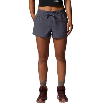 MOUNTAIN HARDWEAR WOMEN'S BASSWOOD PULL-ON SHORT IN GREY 