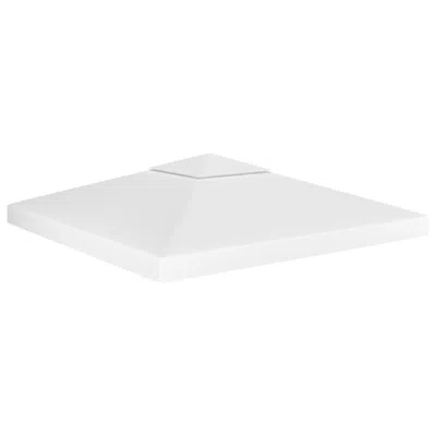 Vidaxl 2-tier Gazebo Top Cover 310 G/mâ² 9.8'x9.8' White, 312074