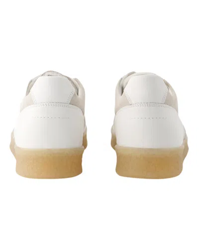 Mm6 Maison Margiela 6 Court Sneakers -  - Leather - White In White