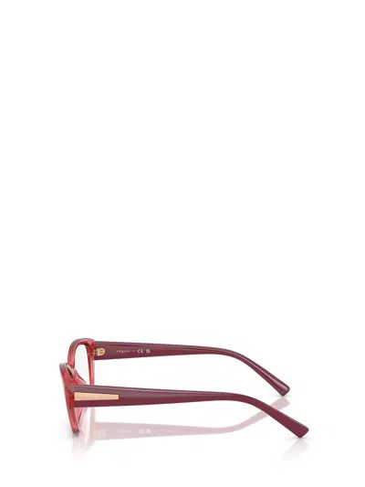 Vogue Eyewear Eyeglasses In Transparent Cherry