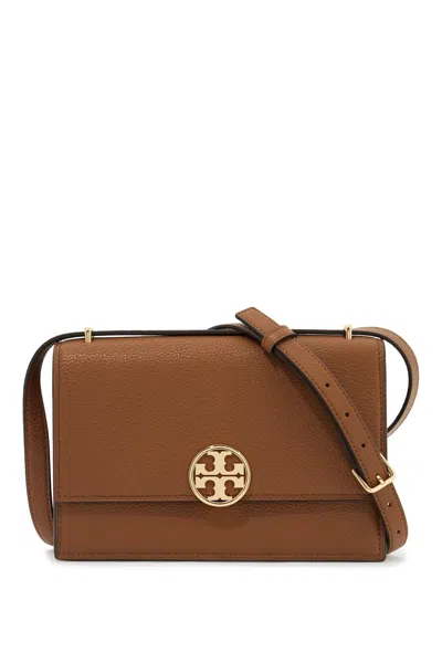 Shop Tory Burch Miller Shoulder Bag In Brown