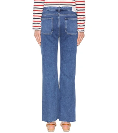 Shop M.i.h. Jeans Lou Flared Jeans In Lluefade