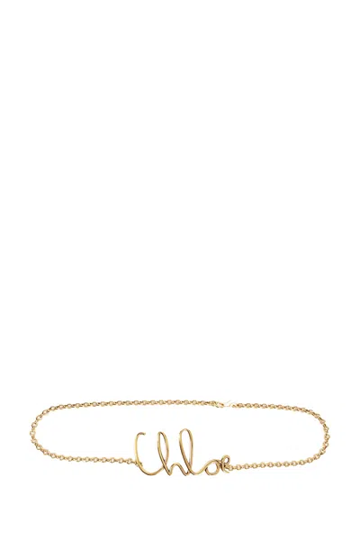 Chloé Woman Gold Belts In Gold