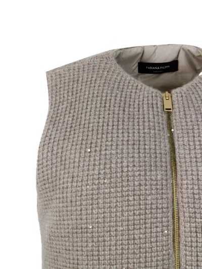 Fabiana Filippi Sweaters Grey In Grey