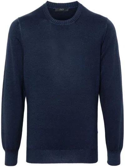 Fay Logo-embroidered Sweater