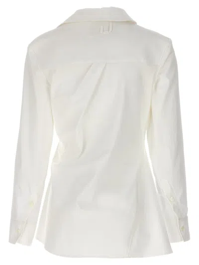 Jacquemus White Les Sculptures 'la Chemise Pablo' Shirt In White