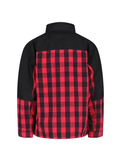 Junya Watanabe Checkered Cotton Jacket In Red