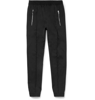 Shop Givenchy Slim-fit Stretch Wool-blend Sweatpants