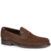 Tod's Suede Penny Loafers In Brown