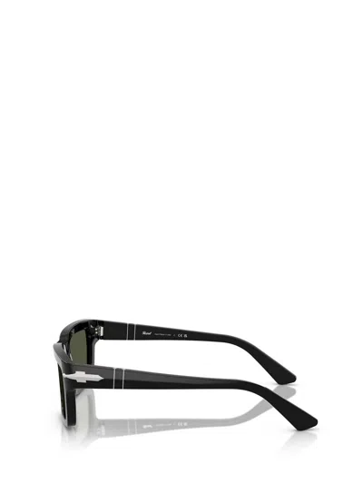 Persol Rectangular Frame Sunglasses In Black