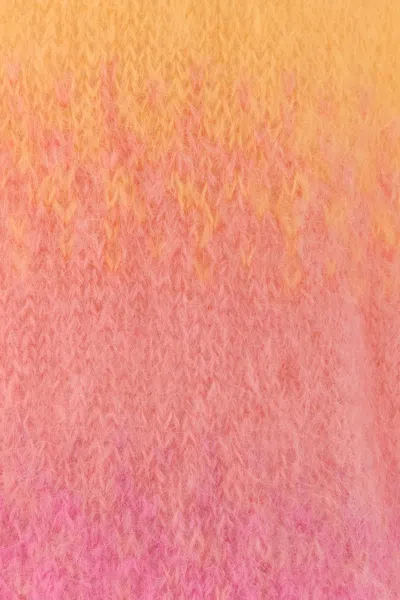 Rose Carmine Multicolor Mohair Blend Sweater In Multi