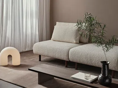 Ferm Living Dase Sofa Center Nordic Bouclé