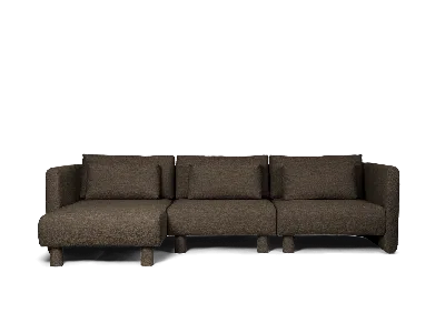 Shop Ferm Living Dase Sofa Chaise Longue Left Soft Bouclé