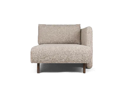 Ferm Living Dase Sofa Chaise Longue Right Soft Bouclé