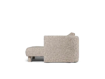 Ferm Living Dase Sofa Chaise Longue Right Soft Bouclé