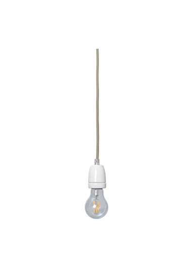 Ferm Living Fabric Cord Set Ceramic Socket 4m