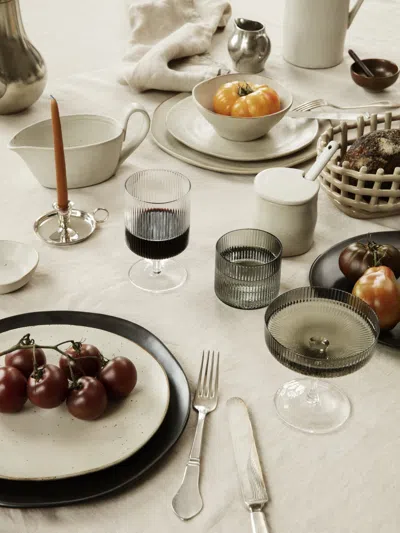 Ferm Living Ripple Champagne Saucers (set Of 2)