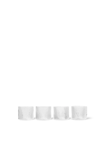 Ferm Living Ripple Low Glasses