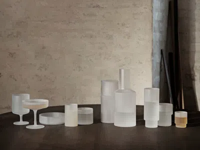 Ferm Living Ripple Low Glasses