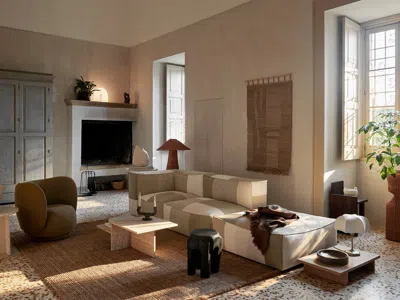 Ferm Living Catena Sofa Center Module L100 Patchwork