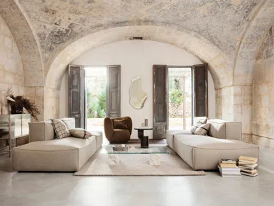 Ferm Living Catena Sofa Open End Left L300 Rich Linen