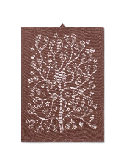 Ferm Living Mistletoe Tea Towel