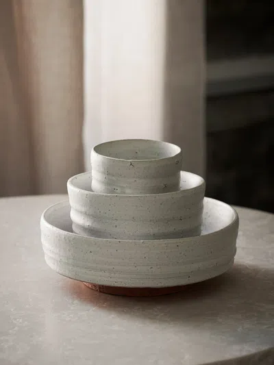 Ferm Living Serena Bowl In Off-white