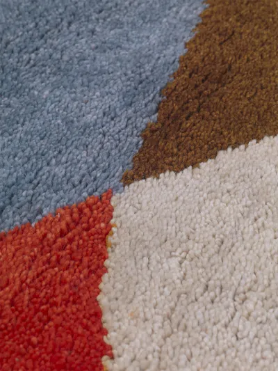 Ferm Living Harlequin Knotted Rug