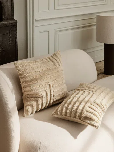 Ferm Living Crease Wool Cushion