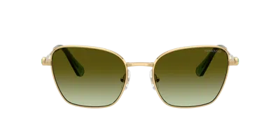 Swarovski Women's Sunglasses Sk7029 In Green Gradient Brown