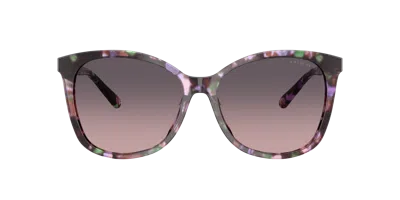 Coach Purple Gradient Butterfly Ladies Sunglasses Hc8271u 584346 57 In Smoke Purple Gradient