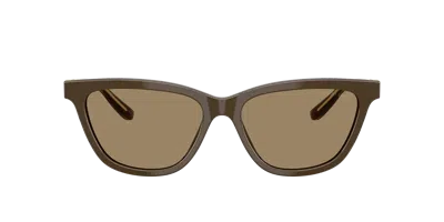 Giorgio Armani Acetate Cat-eye Sunglasses In Brown