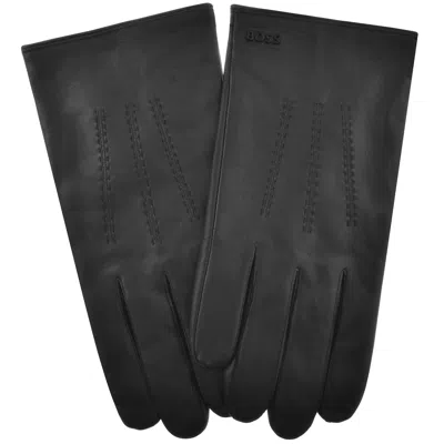 Hugo Boss Boss Hainz Me Gloves Black In Black