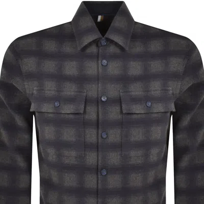 Hugo Boss Boss C Owen Overshirt Grey In Grey