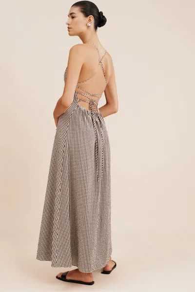 The Posse Lori Dress In Gingham