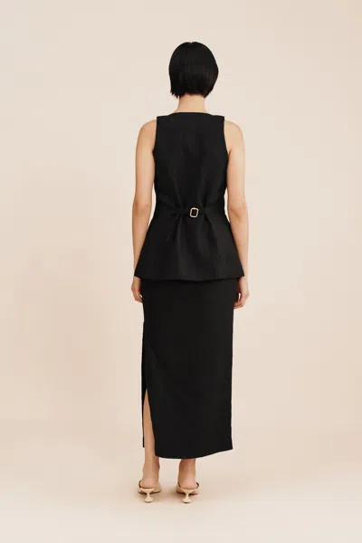 Shop The Posse Nancy Pencil Skirt In Black