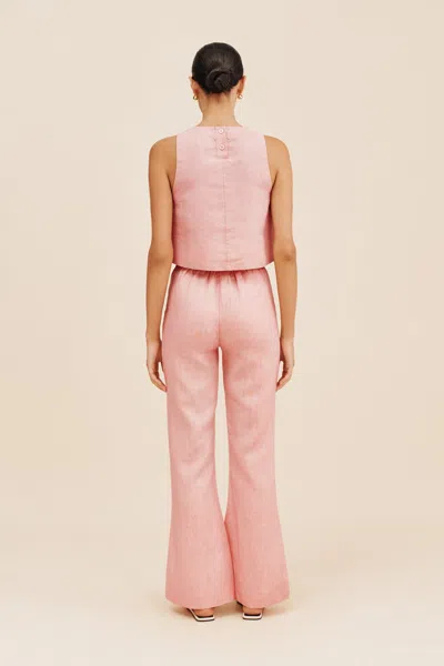 Shop The Posse Poppy Top In Pink Salt