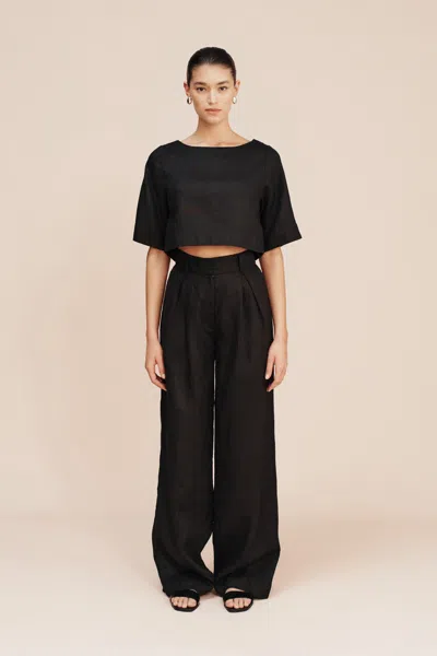 The Posse Shay Top In Black