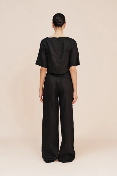 The Posse Shay Top In Black