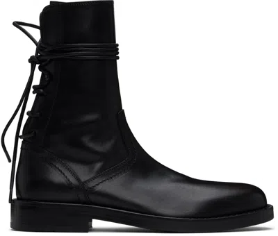 Shop Ann Demeulemeester Black Heiko Boots