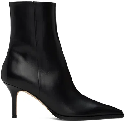 Shop Aeyde Black Hexi Ankle Boots