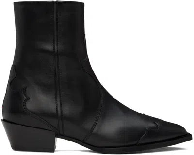 Shop Aeyde Black Hester Cowboy Boots