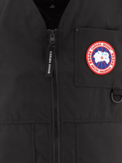 Shop Canada Goose "canmore" Vest Jacket In Black