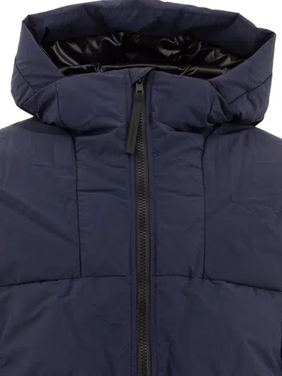 Shop Canada Goose "hybridge" Coat In Blue