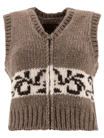 Shop Filson Embroidered Vest In Grey