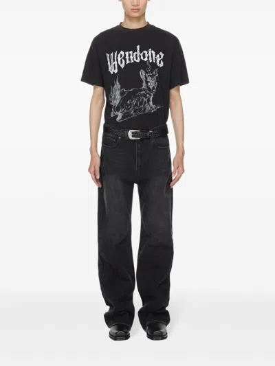 Séfr Black Classic Cut Jeans In 灰色