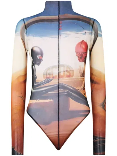 Gcds Creatures Tulle Body In 中性色